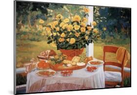 The Breakfast-Liliane Fournier-Mounted Art Print