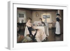 The Breakfast-William McGregor Paxton-Framed Art Print