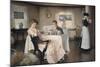 The Breakfast-William McGregor Paxton-Mounted Art Print