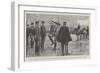 The Breaking of Captain Dreyfus's Sword in the Court of L'Ecole Militaire, 5 January 1895-Frederic De Haenen-Framed Giclee Print