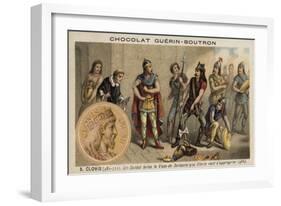 The Breaking of the Vase of Soissons, 486-null-Framed Giclee Print