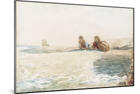 The Breakwater, 1883-Winslow Homer-Mounted Giclee Print