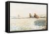 The Breakwater, 1883-Winslow Homer-Framed Stretched Canvas