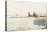 The Breakwater, 1883-Winslow Homer-Stretched Canvas