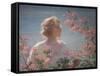 The Breath of the Wild Azalea-Charles Courtney Curran-Framed Stretched Canvas