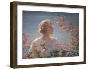 The Breath of the Wild Azalea-Charles Courtney Curran-Framed Giclee Print