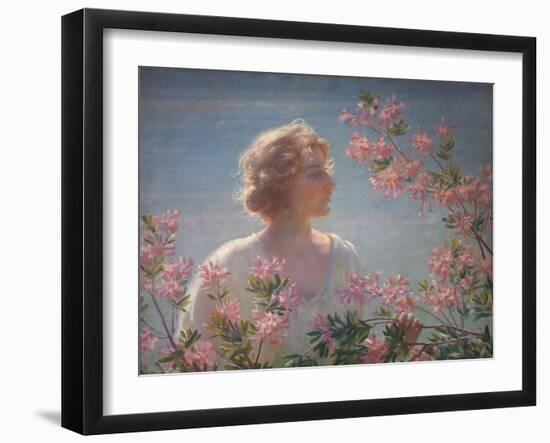 The Breath of the Wild Azalea-Charles Courtney Curran-Framed Giclee Print