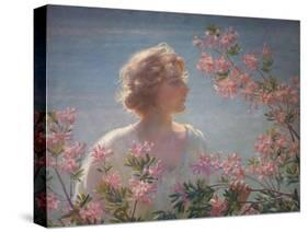 The Breath of the Wild Azalea-Charles Courtney Curran-Stretched Canvas