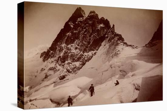 The Breche De La Meije, Massif Des Ecrins, 1890-null-Stretched Canvas