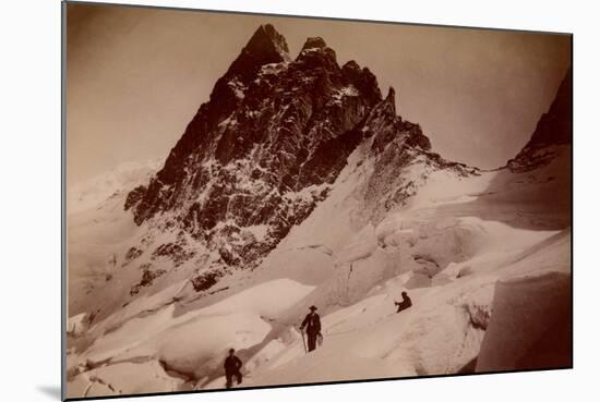 The Breche De La Meije, Massif Des Ecrins, 1890-null-Mounted Photographic Print