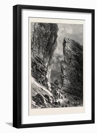 The Breche De Roland, the Pyrenees, France, 19th Century-null-Framed Giclee Print