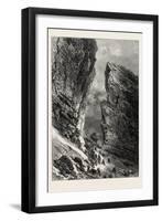 The Breche De Roland, the Pyrenees, France, 19th Century-null-Framed Giclee Print