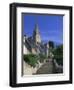 The Brelevenez Church and Steps, Lannion, Cotes d'Armor, Brittany, France, Europe-Ruth Tomlinson-Framed Premium Photographic Print