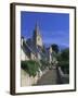 The Brelevenez Church and Steps, Lannion, Cotes d'Armor, Brittany, France, Europe-Ruth Tomlinson-Framed Photographic Print