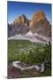 The Brenta Crozzon and the Tosa Peak at Sunrise, Adamello Brenta Natural Park, Trentino Alto Adige-ClickAlps-Mounted Premium Photographic Print