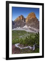 The Brenta Crozzon and the Tosa Peak at Sunrise, Adamello Brenta Natural Park, Trentino Alto Adige-ClickAlps-Framed Photographic Print