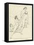 The Brethren of Saturn Delivered-John Flaxman-Framed Stretched Canvas