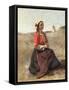 The Breton in Prayer-Jean-Baptiste-Camille Corot-Framed Stretched Canvas