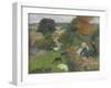 The Breton Shepherdess, 1886-Paul Gauguin-Framed Giclee Print