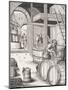 The Brewer, after a 16th Century Illustration Drawn and Engraved by Jost Amman (1539-91) from 'Le…-null-Mounted Giclee Print