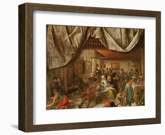 The Brewery of Jan Steen-Jan Havicksz. Steen-Framed Giclee Print