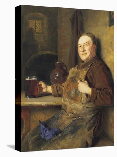 The Brewmaster's Break-Eduard Von Grutzner-Stretched Canvas