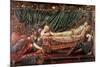 The Briar Rose' Series, 4: the Sleeping Beauty, 1870-90-Edward Burne-Jones-Mounted Giclee Print