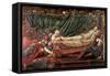 The Briar Rose' Series, 4: the Sleeping Beauty, 1870-90-Edward Burne-Jones-Framed Stretched Canvas