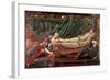 The Briar Rose' Series, 4: the Sleeping Beauty, 1870-90-Edward Burne-Jones-Framed Giclee Print