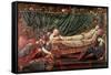 The Briar Rose' Series, 4: the Sleeping Beauty, 1870-90-Edward Burne-Jones-Framed Stretched Canvas