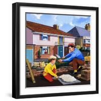 The Bricklayer-null-Framed Giclee Print