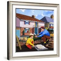 The Bricklayer-null-Framed Giclee Print