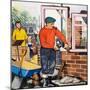 The Bricklayer-null-Mounted Giclee Print