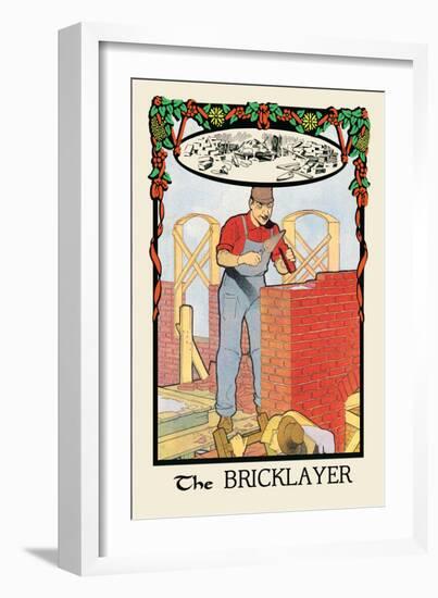 The Bricklayer-H.o. Kennedy-Framed Art Print