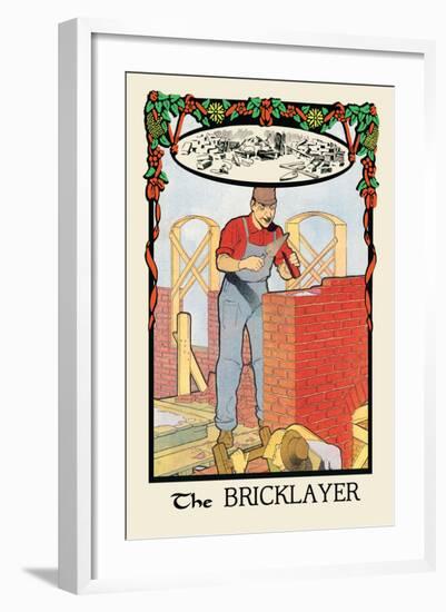 The Bricklayer-H.o. Kennedy-Framed Art Print