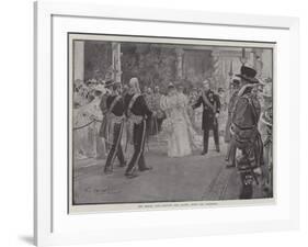 The Bridal Pair Leaving the Chapel after the Ceremony-G.S. Amato-Framed Giclee Print