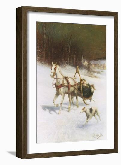 The Bridal Sleigh-Jan Van Chelminski-Framed Giclee Print