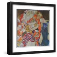 The Bride, 1917 (detail)-Gustav Klimt-Framed Art Print