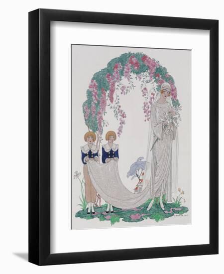 The Bride, 1920-Georges Barbier-Framed Giclee Print