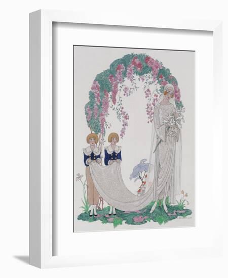 The Bride, 1920-Georges Barbier-Framed Giclee Print