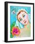 The Bride, 2021 (Oil on Canvas)-Maylee Christie-Framed Giclee Print