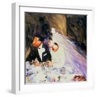 The Bride and Groom, 1983-Ted Blackall-Framed Giclee Print