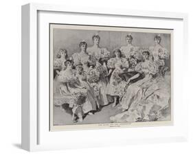 The Bride and Her Bridesmaids-William Small-Framed Giclee Print