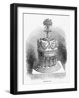 The "Bride Cake" for the Wedding of the Marquis of Kildare-H. Harrison-Framed Art Print