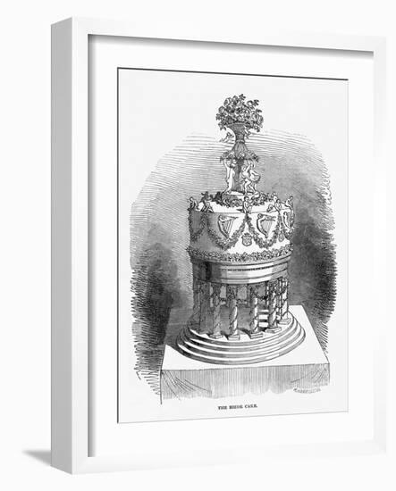 The "Bride Cake" for the Wedding of the Marquis of Kildare-H. Harrison-Framed Art Print