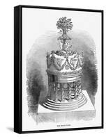 The "Bride Cake" for the Wedding of the Marquis of Kildare-H. Harrison-Framed Stretched Canvas