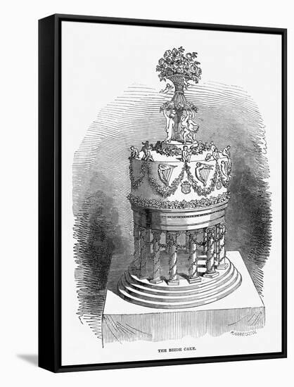 The "Bride Cake" for the Wedding of the Marquis of Kildare-H. Harrison-Framed Stretched Canvas