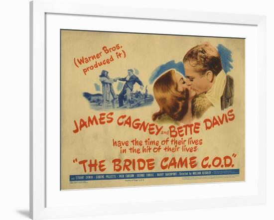 The Bride Came C.O.D., 1941-null-Framed Art Print