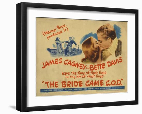 The Bride Came C.O.D., 1941-null-Framed Art Print