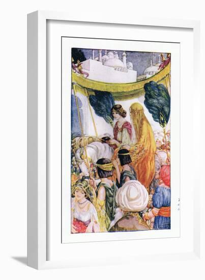 The Bride Entered the City-Anne Anderson-Framed Giclee Print